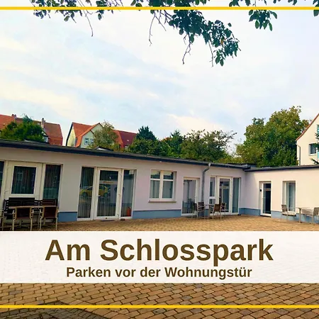 Fewo Urban Gotha - Apartment Orangerie - Am Schlosspark- Parken An Der Der Tuer- Barrierefrei, 900 Meter Zum Bahnhof - Wallbox Exterior foto